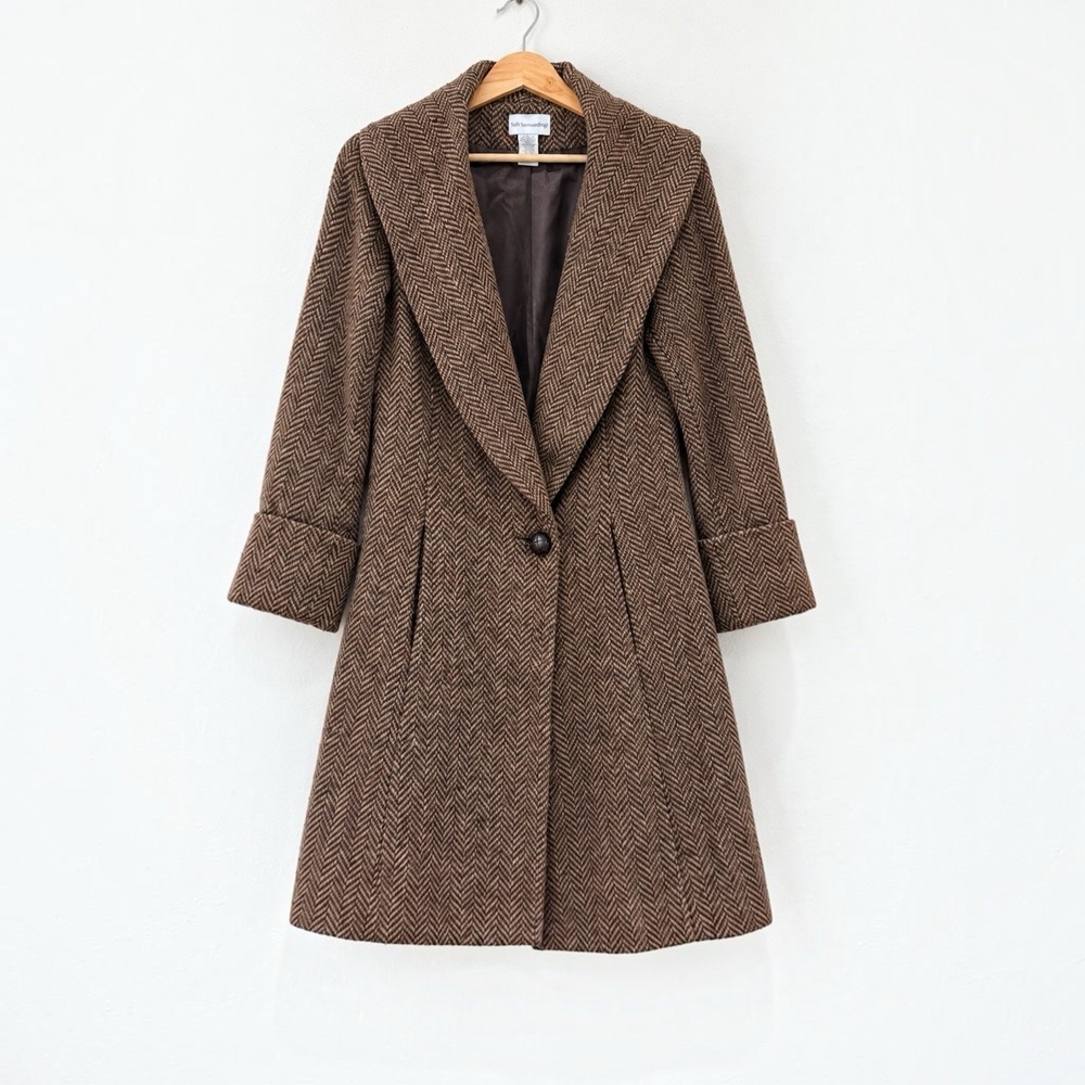 Soft Surroundings Long Tweed Coat